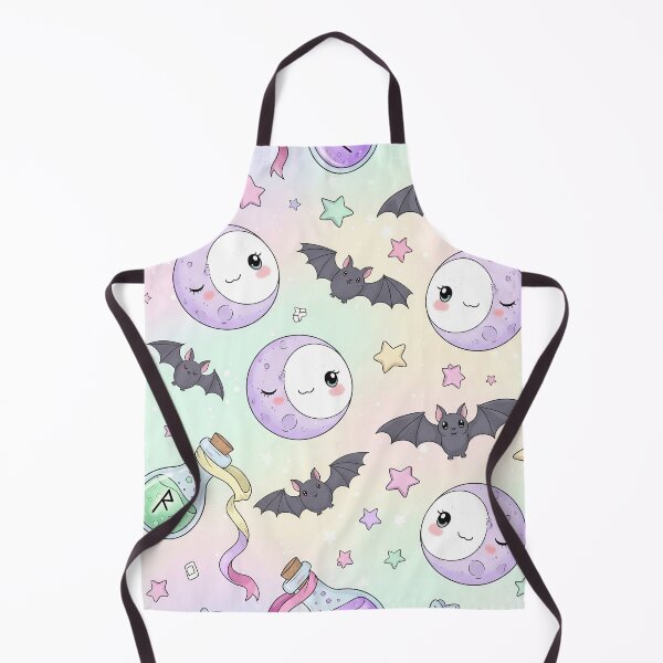 Item preview, Pastel Goth Celestial - Kawaii Moon & Stars Seamless Pattern designed and sold by StickyGuys.