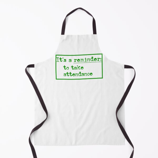 Item preview, Reminder: Take Attendance – Minimal Typewriter Font Design for Teachers (green) designed and sold by EmeraldeaArt.
