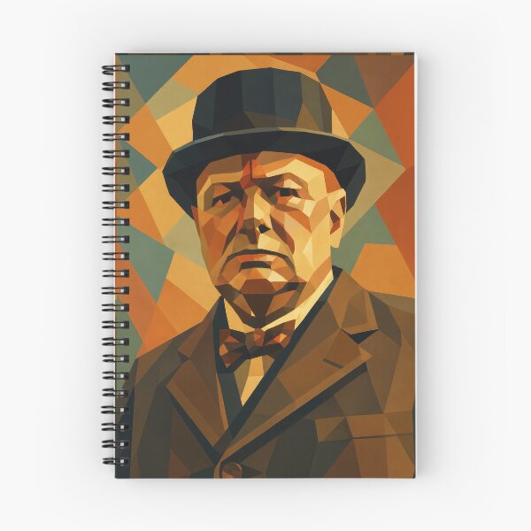 Item preview, Winston Churchill British Icon Historical WWII Vector Art designed and sold by kakarikihill.