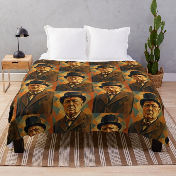 Item preview, Winston Churchill British Icon Historical WWII Vector Art designed and sold by kakarikihill.
