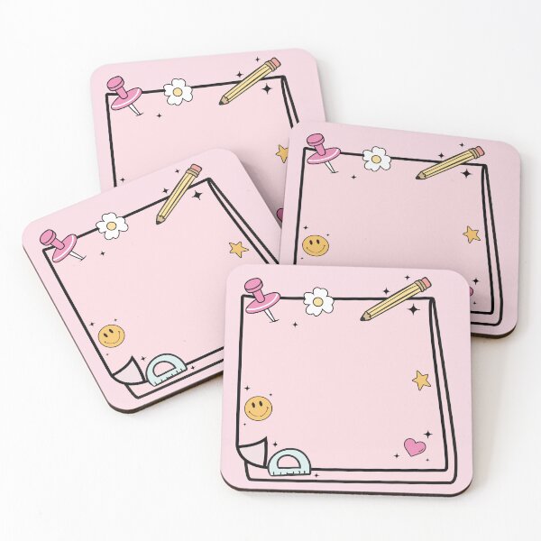 Item preview, Groovy Pink Sticky Note – Retro Blank Post-it Style Design designed and sold by EmeraldeaArt.