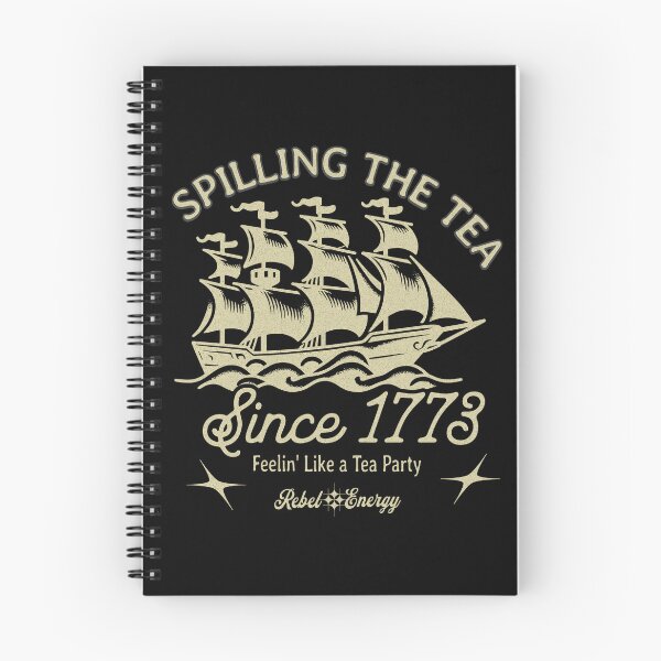 Item preview, Spilling the tea since 1773 designed and sold by Right-Side-Rags.