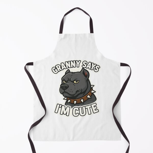 Item preview, Granny Says I'm Cute – Funny Pitbull Dog Design designed and sold by Cheerioza.