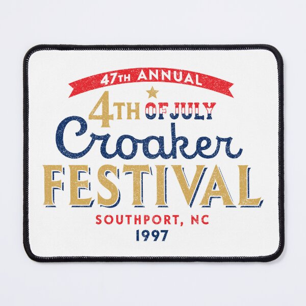 Item preview, 47th Annual 4th of July Croaker Festival Southport 1997 designed and sold by huckblade.