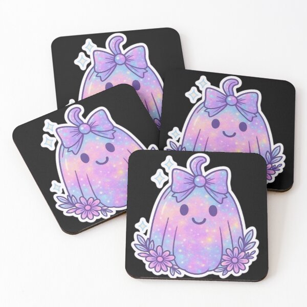 Item preview, Ghosty Pumpkin Bloom – Citrouille Fantôme Pastel Kawaii designed and sold by MeowLoka ⭐⭐⭐⭐.