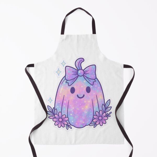 Item preview, Ghosty Pumpkin Bloom – Citrouille Fantôme Pastel Kawaii designed and sold by MeowLoka ⭐⭐⭐⭐.