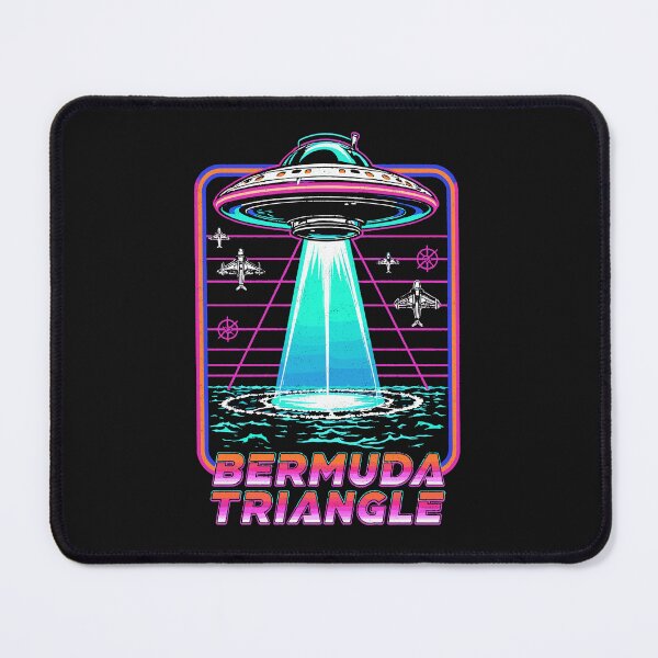 Item preview, Bermuda Triangle UFO Abduction Retro Sci-Fi designed and sold by Vintagenaut Co..