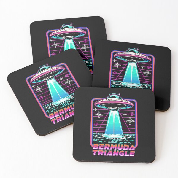Item preview, Bermuda Triangle UFO Abduction Retro Sci-Fi  designed and sold by Vintagenaut Co..