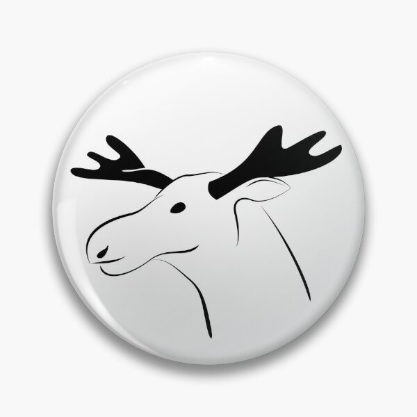 Item preview, Ink Stroked Moose designed and sold by FairyOasis.