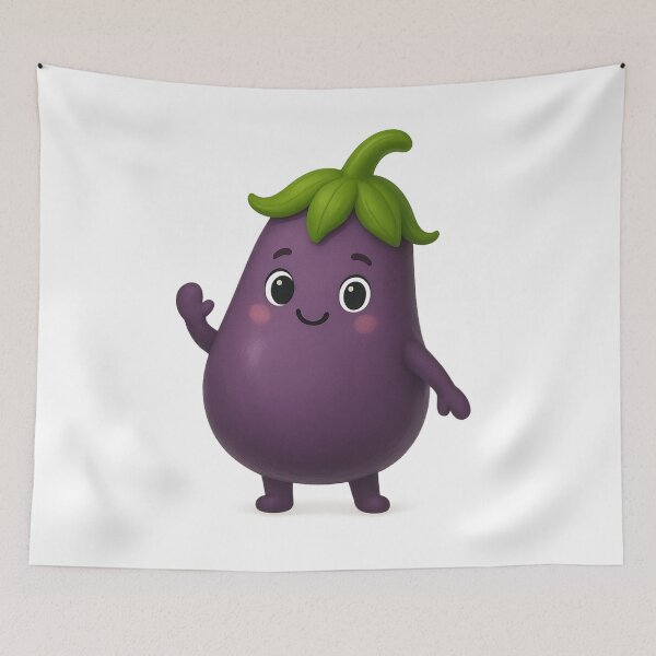 Item preview, Emily Eggplant designed and sold by Moons Studio.
