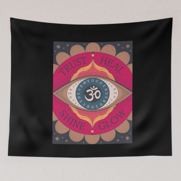 Item preview, Mystic Mandala Eye – Spiritual OHM Design for Healing & Awakening designed and sold by paulo silveira.