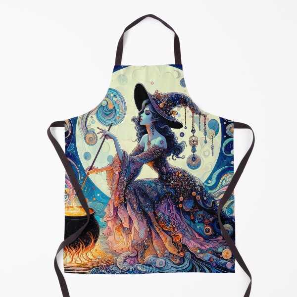 Item preview, Bewitching Halloween Scene – Popular Witch Art designed and sold by  Ojo de Lilith.
