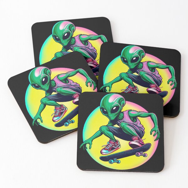 Item preview, Alien Skateboarder designed and sold by Hirako Nakatsu.
