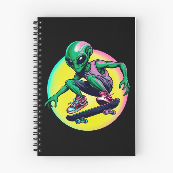 Item preview, Alien Skateboarder designed and sold by Hirako Nakatsu.