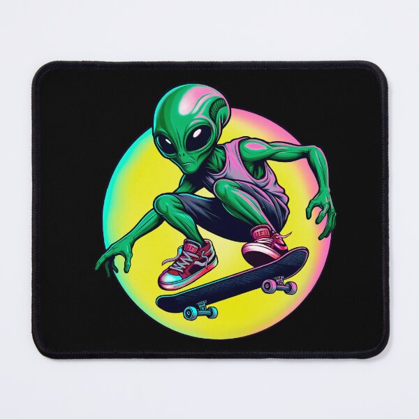 Item preview, Alien Skateboarder designed and sold by Hirako Nakatsu.