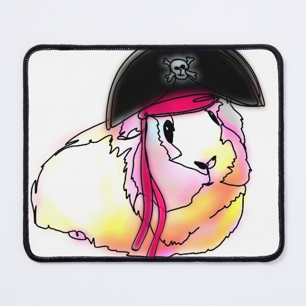 Item preview, Rice the Guinea Pig Wearing a Pirate Hat – animalzinhats designed and sold by Ashley’sAnimalz.