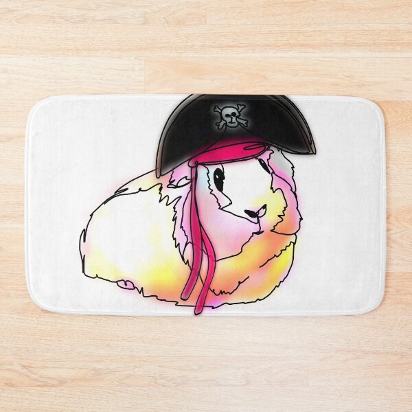 Item preview, Rice the Guinea Pig Wearing a Pirate Hat – animalzinhats designed and sold by Ashley’sAnimalz.