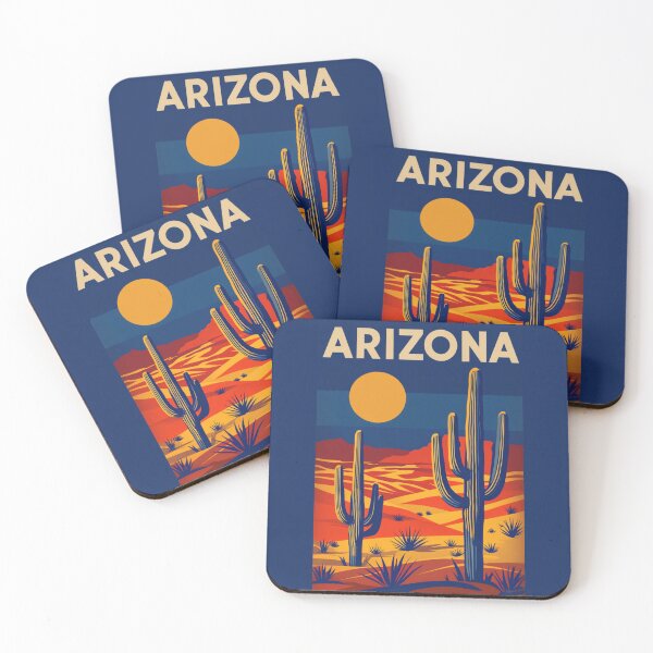 Item preview, Arizona Desert Landscape Poster Art designed and sold by Rue Market.