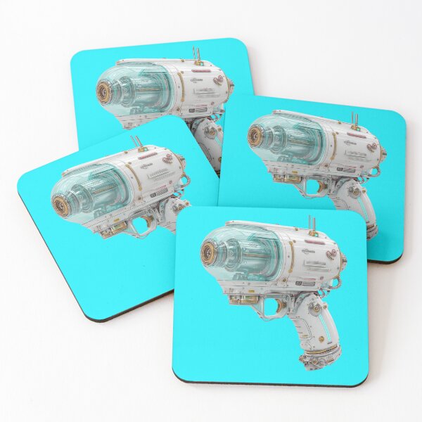 Item preview, Title: Retro-Futuristic Plasma Ray Gun designed and sold by MYTHIC PEEL STICKERS.