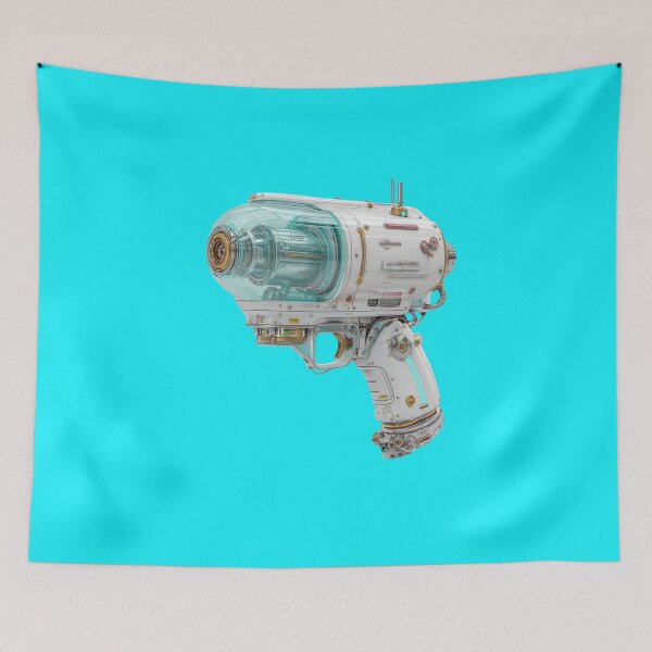 Item preview, Title: Retro-Futuristic Plasma Ray Gun designed and sold by MYTHIC PEEL STICKERS.