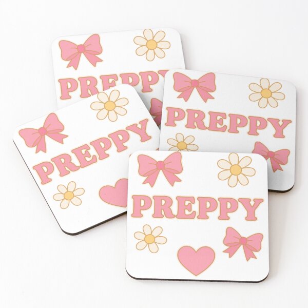 Item preview, Preppy Pink Vibes – Cœurs, Rubans & Fleurs Aesthetic" designed and sold by MeowLoka ⭐⭐⭐⭐.