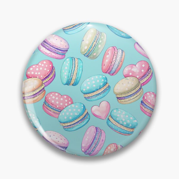 Item preview, Pastel Macaron & Heart Pattern designed and sold by joycrysstudio.