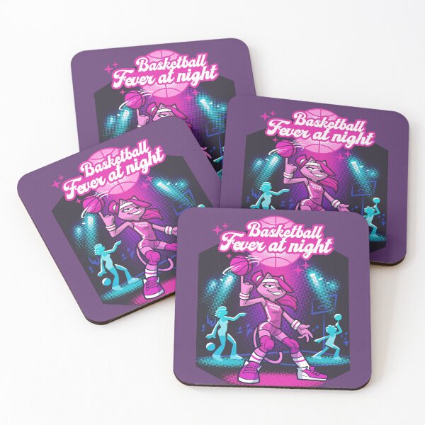 Item preview, Basketball Fever at Night - Neon Retro Streetball Style designed and sold by Ancestral-Shop.