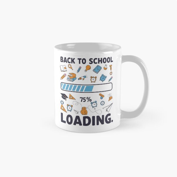 Item preview, funny Back To School Loading design for Students, Teachers & Parents designed and sold by LuxeGraphix.