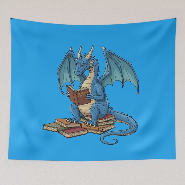 Item preview, Dragon Reading Book designed and sold by TeeARTHY.