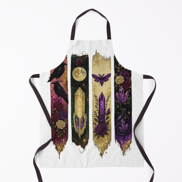 Item preview, Éclats Mystiques – Cristaux et Corbeaux Étincelants designed and sold by MeowLoka ⭐⭐⭐⭐.