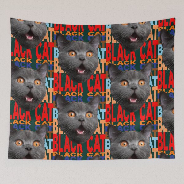 Item preview, Black Cat Angry Look designed and sold by DNC1134.