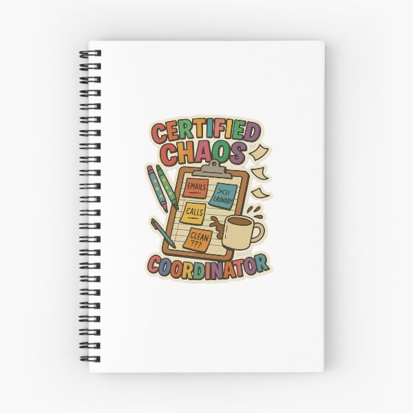 Item preview, Certified Chaos Coordinator – ADHD Clipboard Sticker designed and sold by kitsune3030.