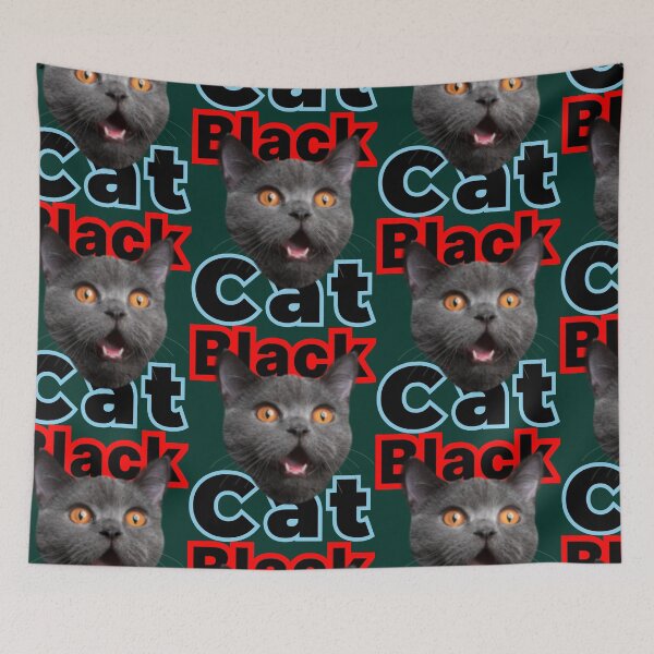 Item preview, Black Cat Angry Look designed and sold by DNC1134.