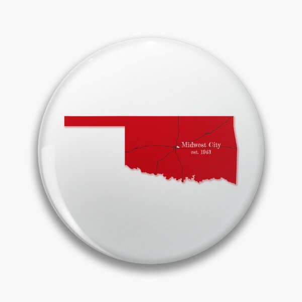 Item preview, Midwest City, OK [Red] designed and sold by PhilbonianDezin.