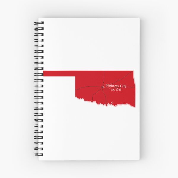 Item preview, Midwest City, OK [Red] designed and sold by PhilbonianDezin.