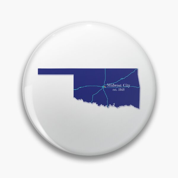 Item preview, Midwest City, OK [Blue] designed and sold by PhilbonianDezin.