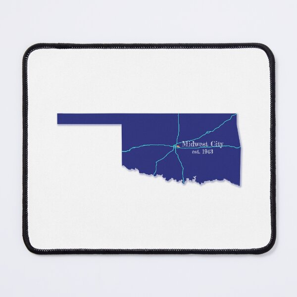 Item preview, Midwest City, OK [Blue] designed and sold by PhilbonianDezin.