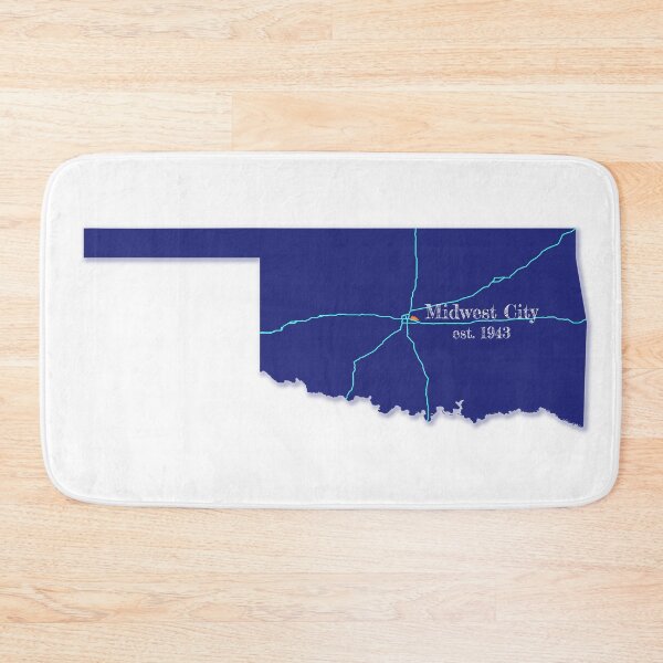 Item preview, Midwest City, OK [Blue] designed and sold by PhilbonianDezin.