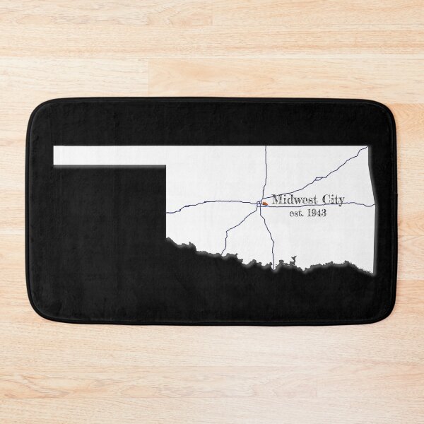Item preview, Midwest City, OK [White] designed and sold by PhilbonianDezin.