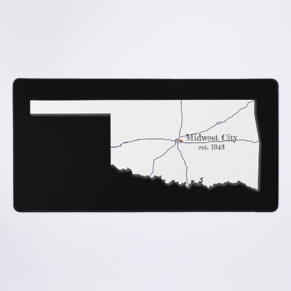 Item preview, Midwest City, OK [White] designed and sold by PhilbonianDezin.