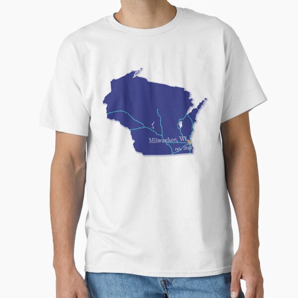 Item preview, Milwaukee, WI [Blue] designed and sold by PhilbonianDezin.
