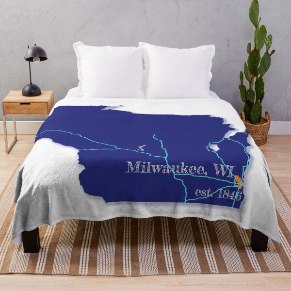 Item preview, Milwaukee, WI [Blue] designed and sold by PhilbonianDezin.