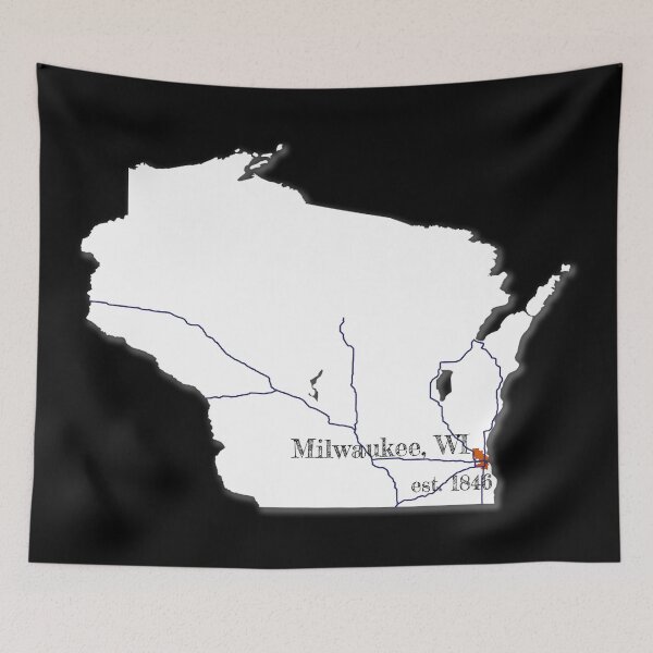 Item preview, Milwaukee, WI [White] designed and sold by PhilbonianDezin.