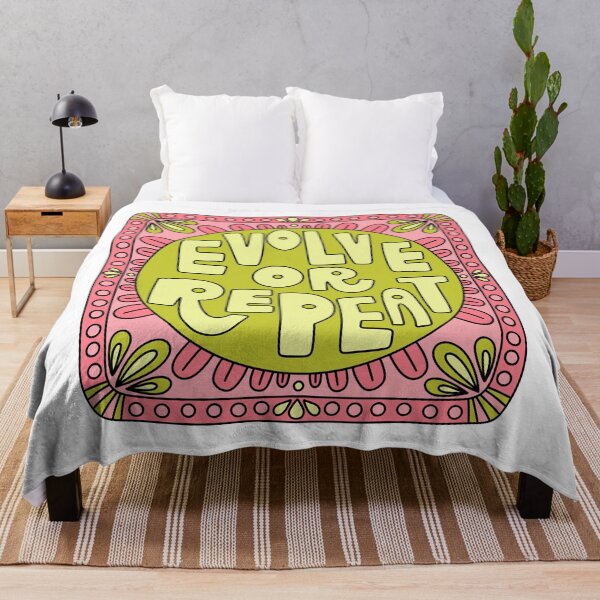Item preview, Evolve or Repeat Pink and Green designed and sold by GraceMakes03.