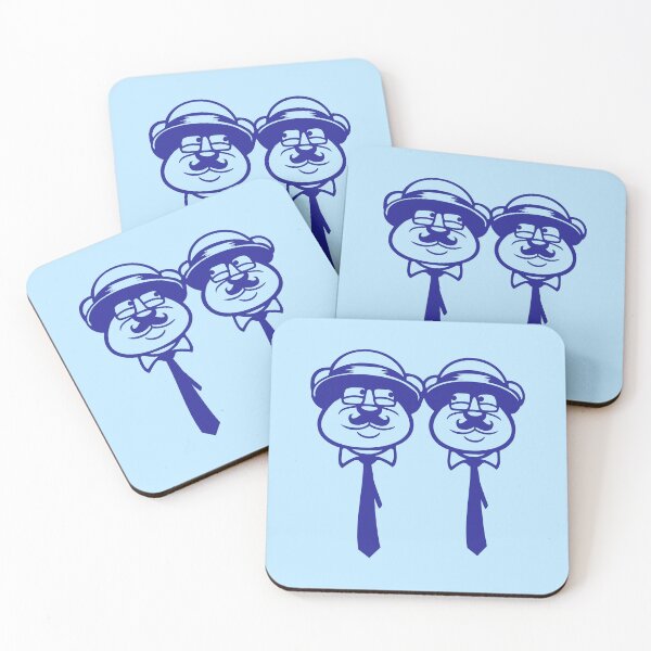 Item preview, 2 Bear Sir Gentleman Mr. Glasses Hat Tie Friends Cool Team designed and sold by shirt-o-mat.