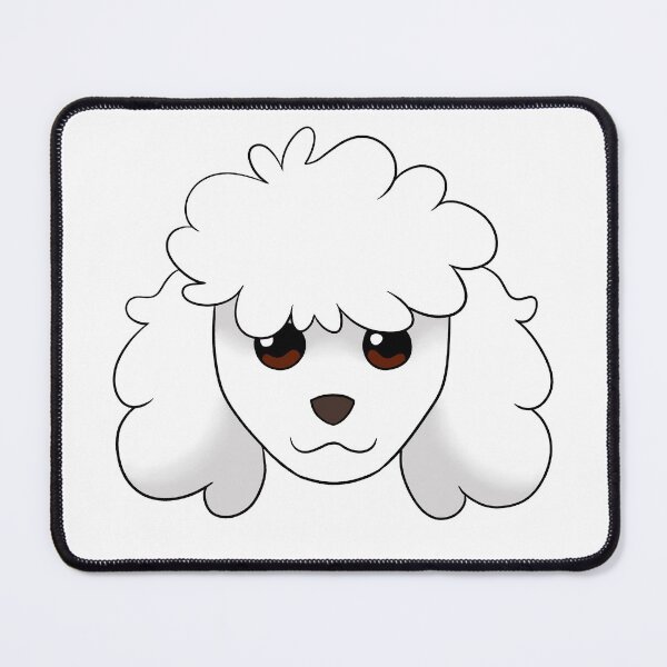 Item preview, White Poodle designed and sold by OliRoseArt.