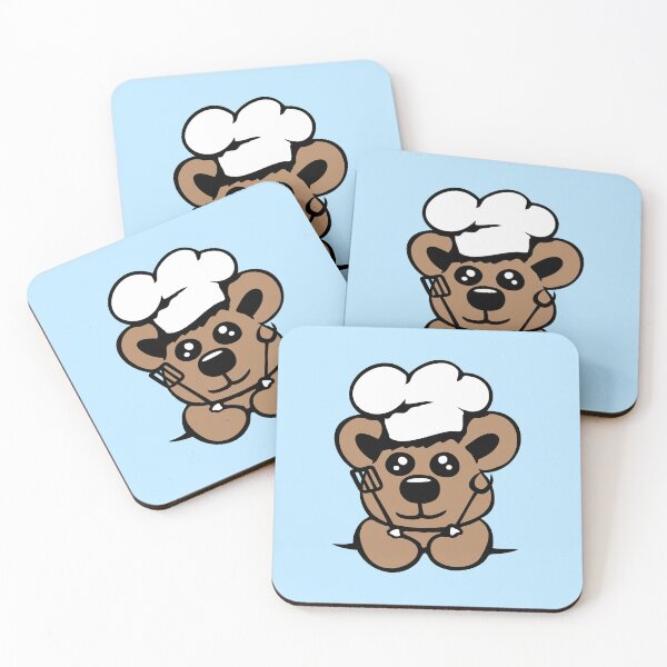 Item preview, Bear BBQ Sausage Barbecue Chef's Hat Cook Hunger designed and sold by shirt-o-mat.