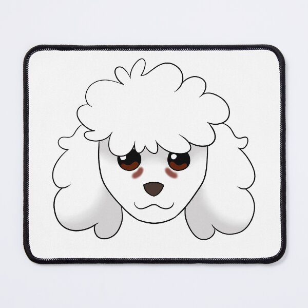 Item preview, White Poodle Tear Stains designed and sold by OliRoseArt.