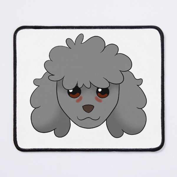 Item preview, Grey Poodle Tear Stains designed and sold by OliRoseArt.
