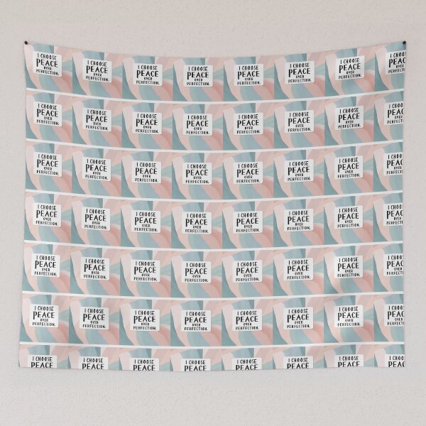 Item preview, I choose peace over perfection 4-3 designed and sold by Flow Relaxing.